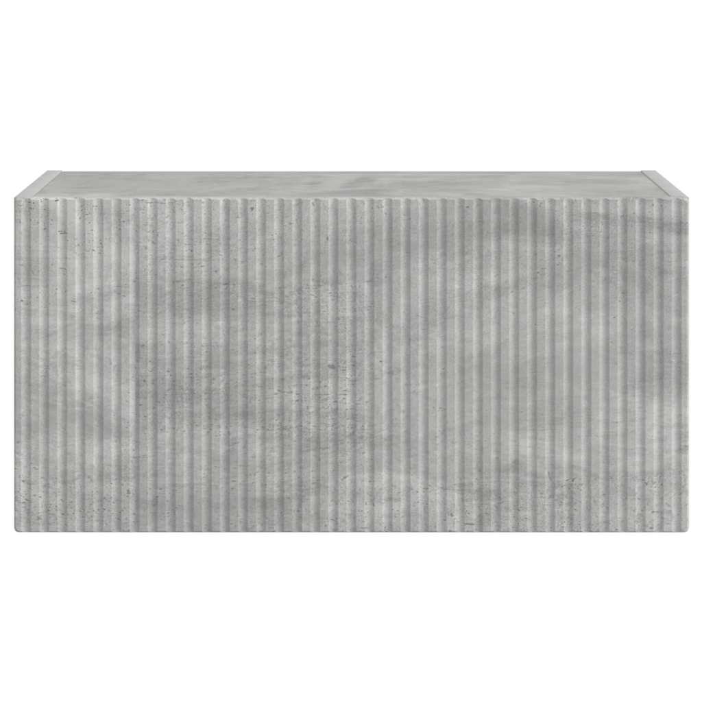 TV sieninė spintelė Betoninė 60 x 31 x 29,5 cm Apdirbta mediena