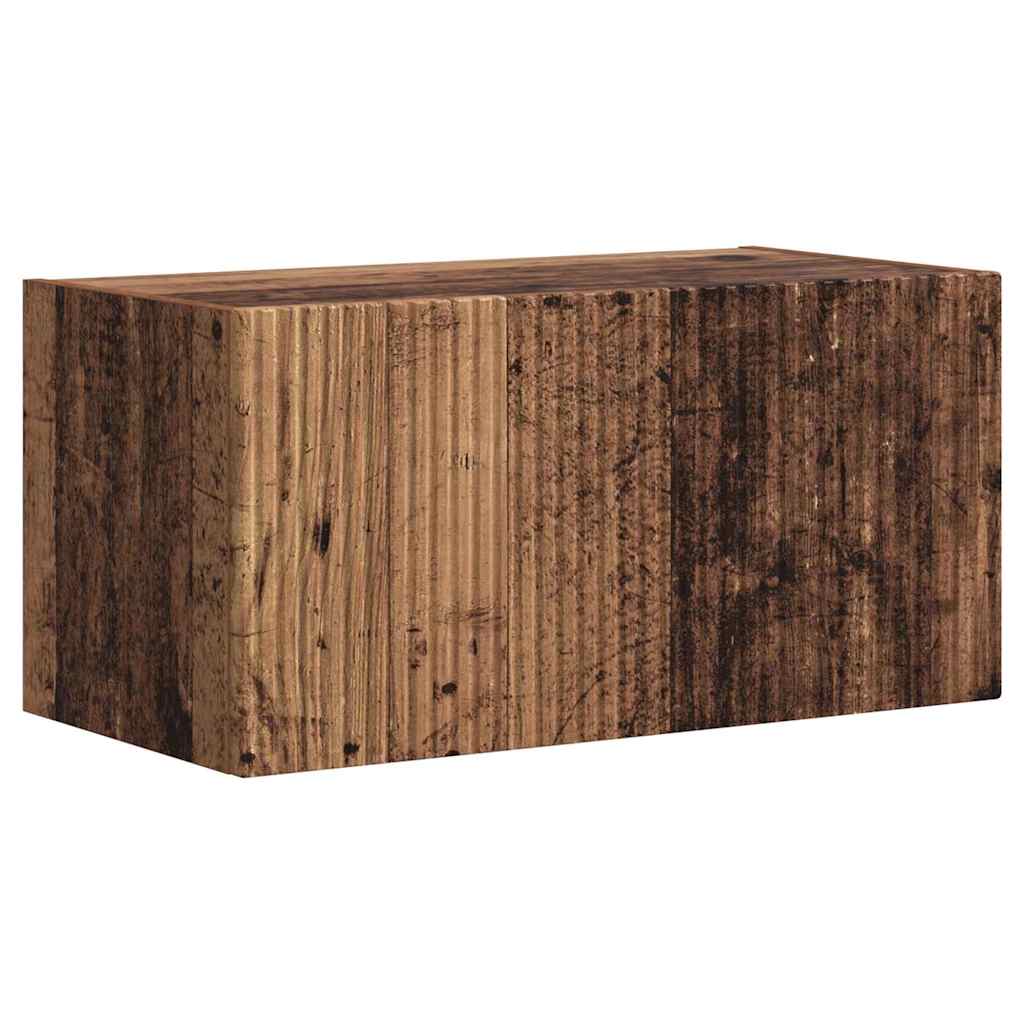 TV sieninė spintelė 2 pcs Senovinis medis 60 x 31 x 29,5 cm