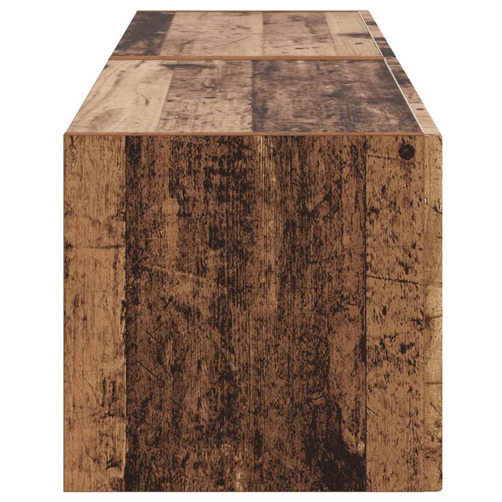 TV sieninė spintelė 2 pcs Senovinis medis 60 x 31 x 29,5 cm