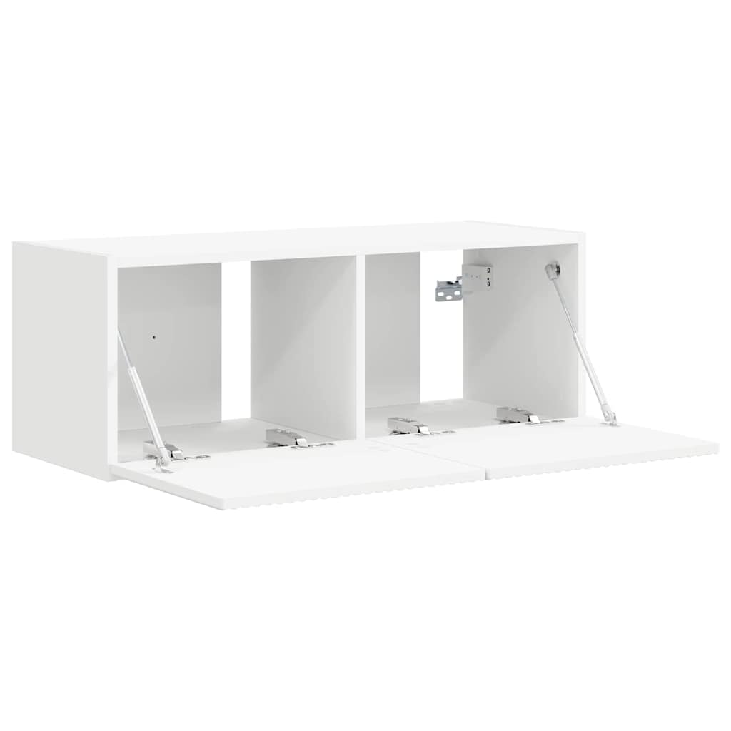 TV sieninė spintelė Balta 78,5 x 31 x 29,5 cm Apdirbta mediena