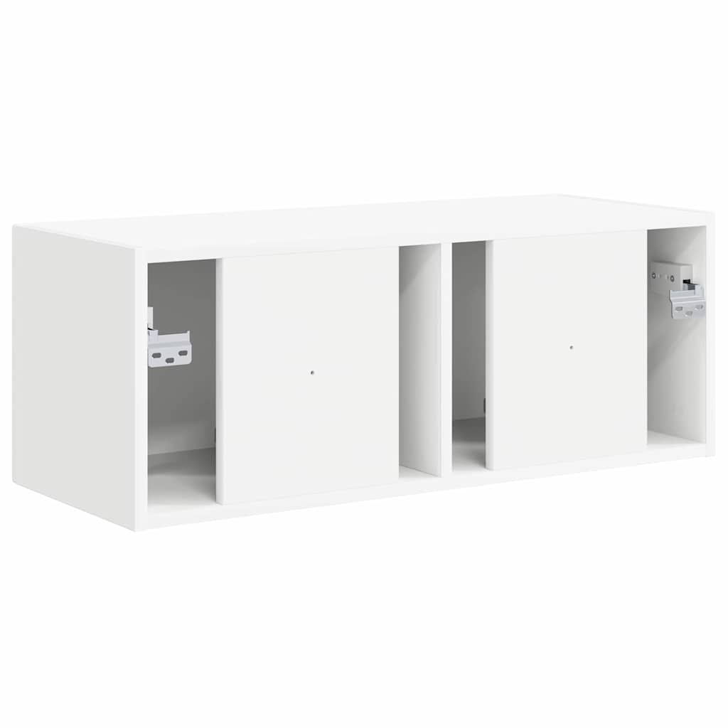 TV sieninė spintelė Balta 78,5 x 31 x 29,5 cm Apdirbta mediena