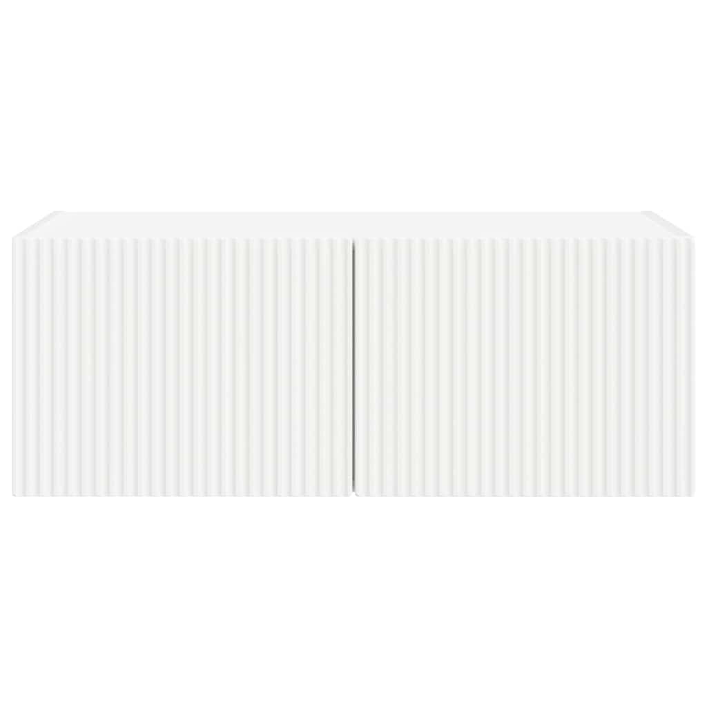 TV sieninė spintelė Balta 78,5 x 31 x 29,5 cm Apdirbta mediena