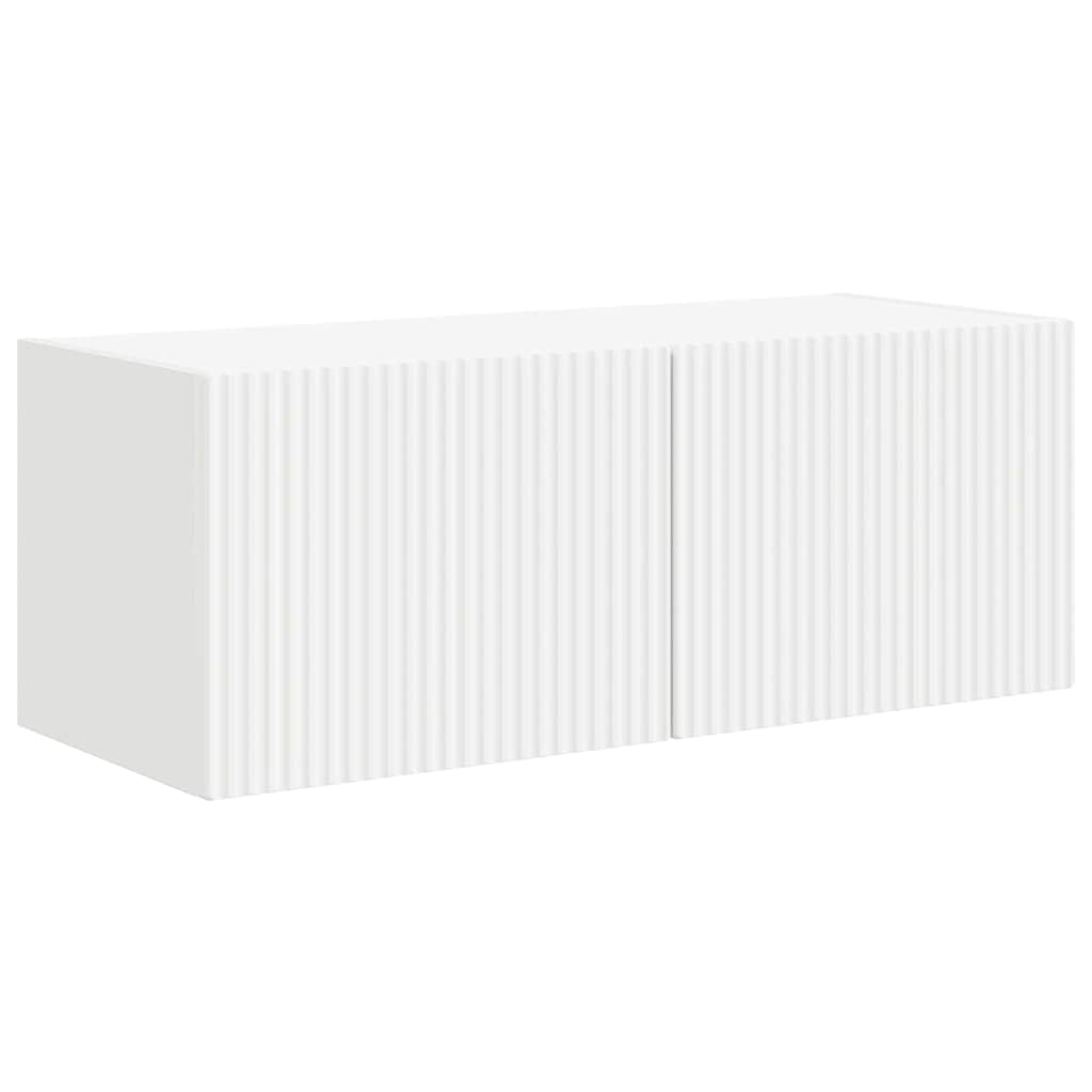 TV sieninė spintelė 2 pcs Balta 78,5 x 31 x 29,5 cm
