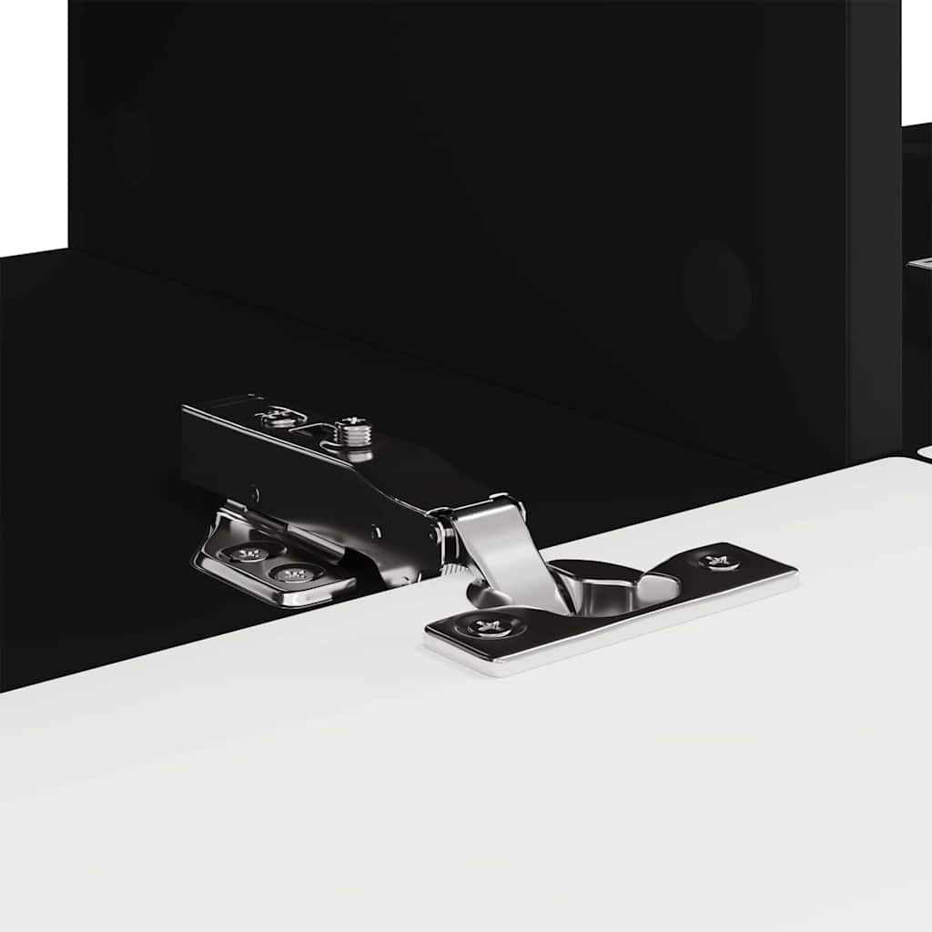 TV sieninė spintelė Juoda 78,5 x 31 x 29,5 cm Apdirbta mediena