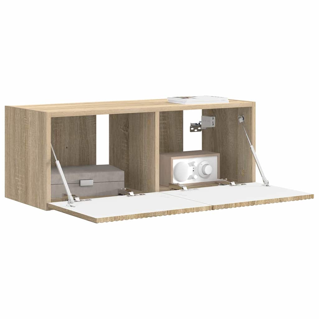 TV sieninė spintelė Sonoma 78,5 x 31 x 29,5 cm Apdirbta mediena
