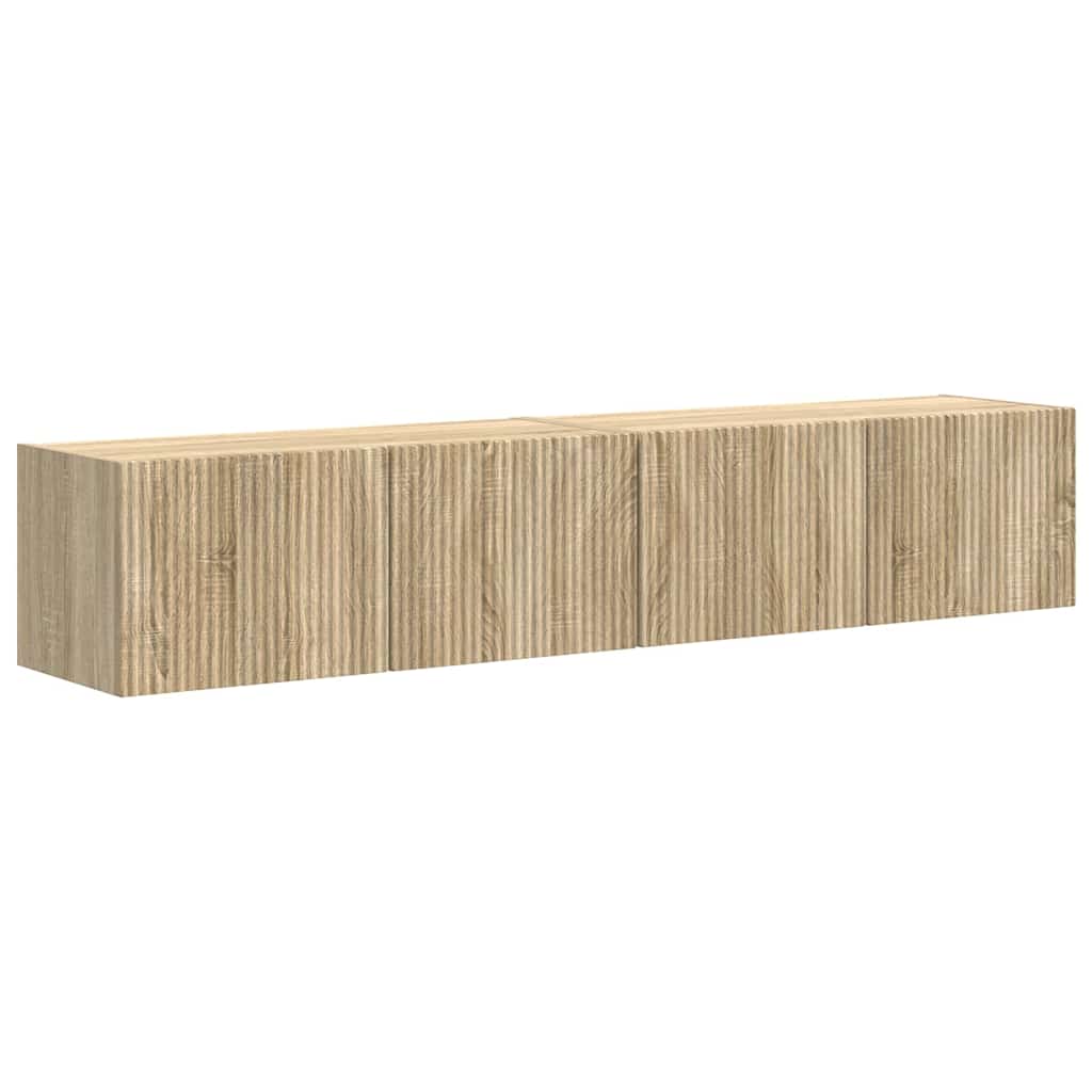TV sienas skapītis 2 gab. Sonoma 78,5 x 31 x 29,5 cm