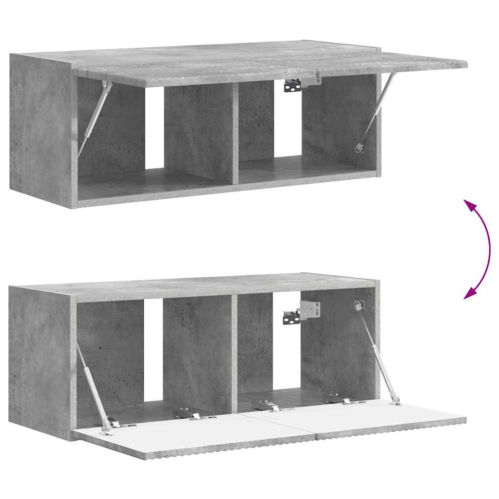 TV sienas skapītis Betonpelēks 78,5 x 31 x 29,5 cm