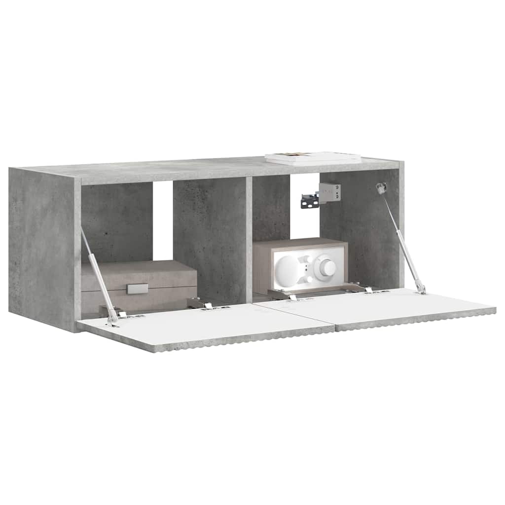 TV sienas skapītis Betonpelēks 78,5 x 31 x 29,5 cm