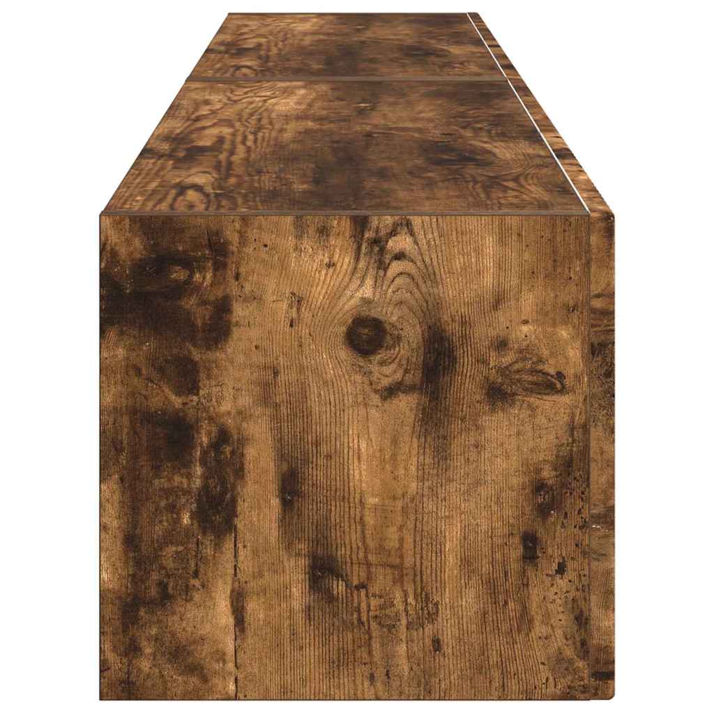TV sieninė spintelė 2 pcs Rūkyta ąžuolas 78,5 x 31 x 29,5 cm