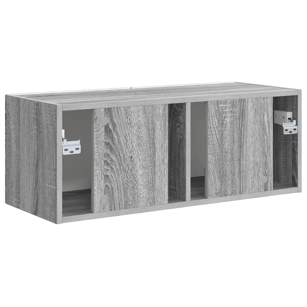 TV sieninė spintelė Pilkas Sonoma 78,5 x 31 x 29,5 cm