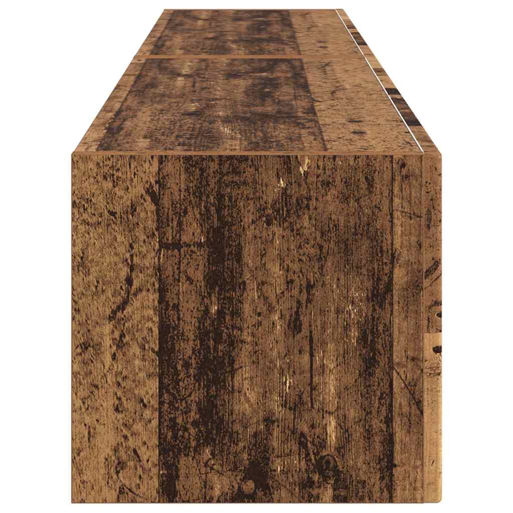 TV sieninė spintelė 2 pcs Senovinis medis 78,5 x 31 x 29,5 cm
