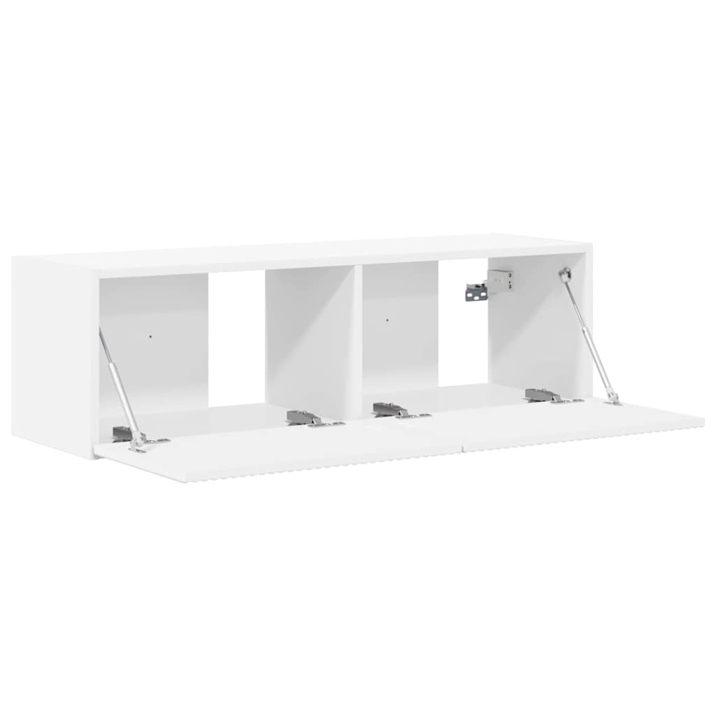 TV sieninė spintelė 98 x 31 x 29,5 cm Balta Apdirbta mediena