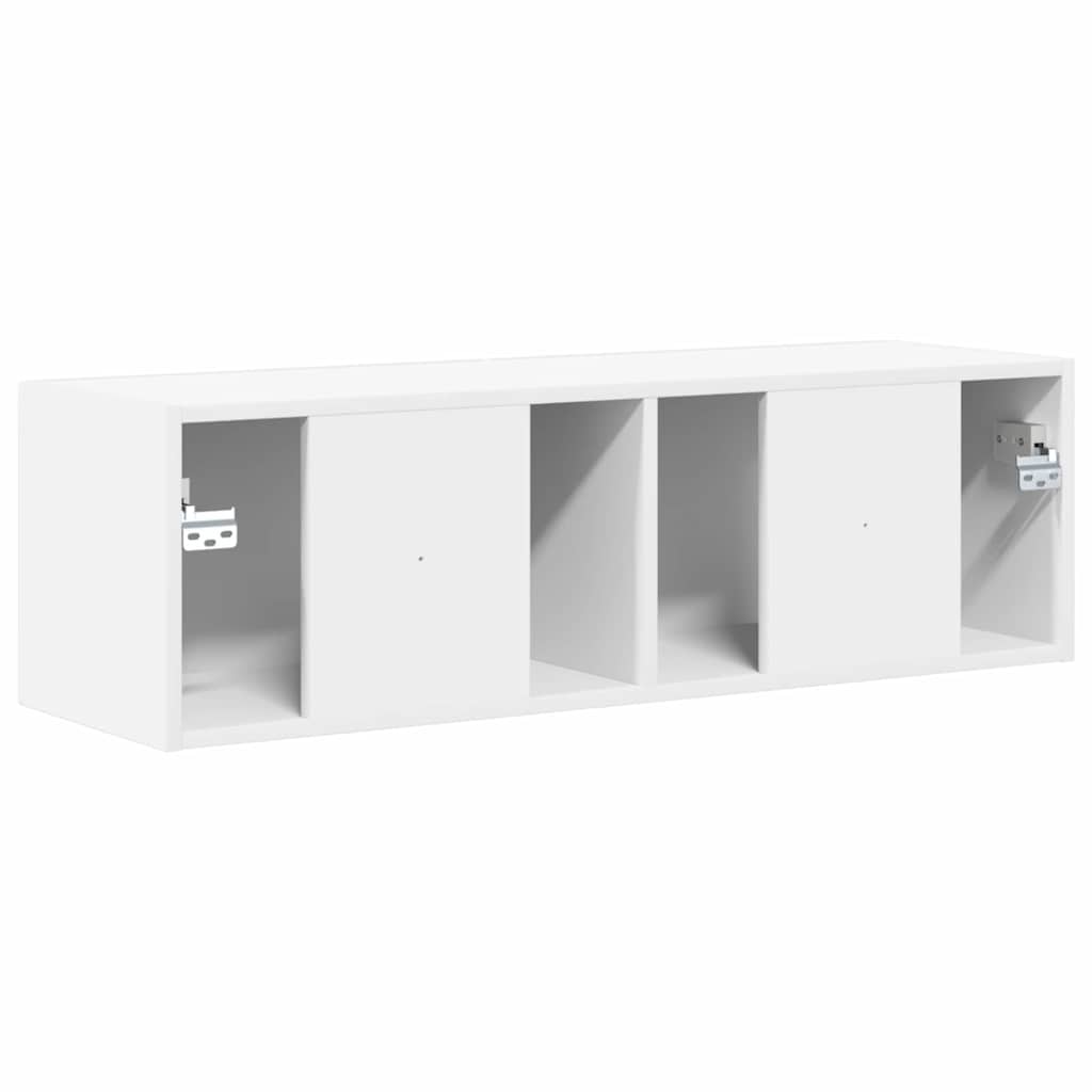 TV sieninė spintelė 98 x 31 x 29,5 cm Balta Apdirbta mediena