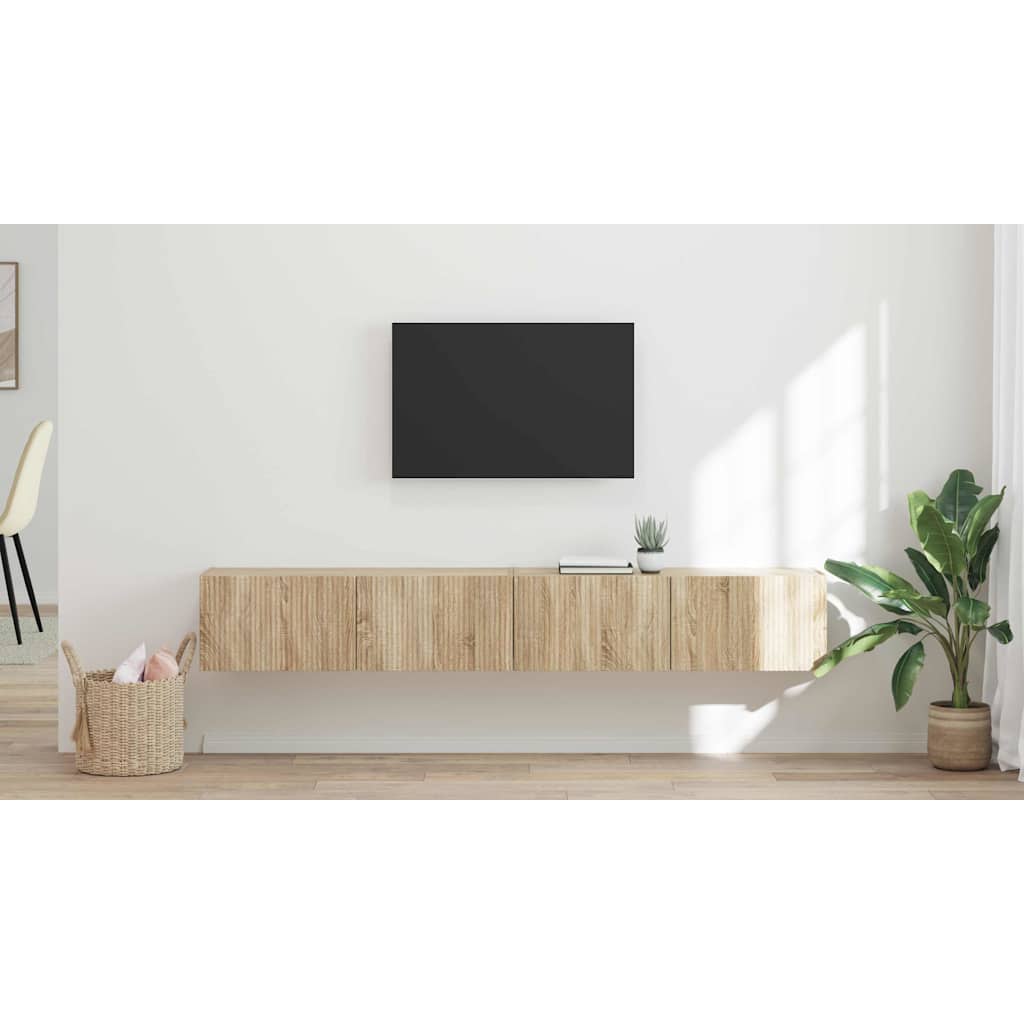 TV sieninė spintelė 2 pcs Sonoma 98 x 31 x 29,5 cm