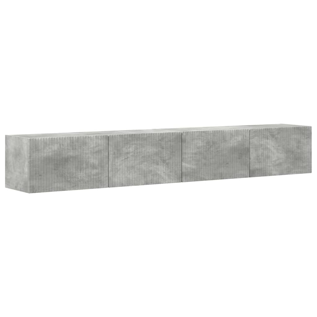 TV sieninė spintelė 2 pcs Betoninė 98 x 31 x 29,5 cm