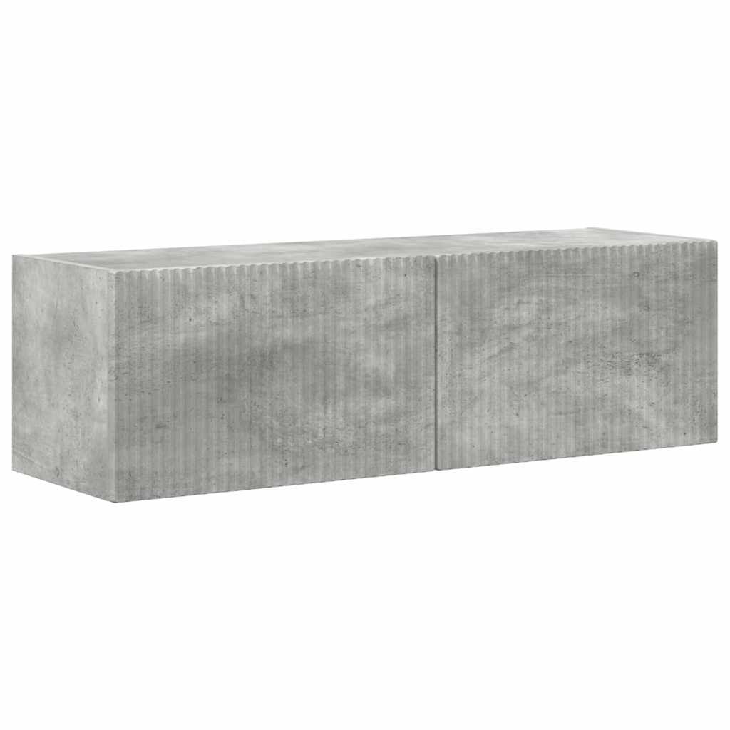 TV sieninė spintelė 2 pcs Betoninė 98 x 31 x 29,5 cm