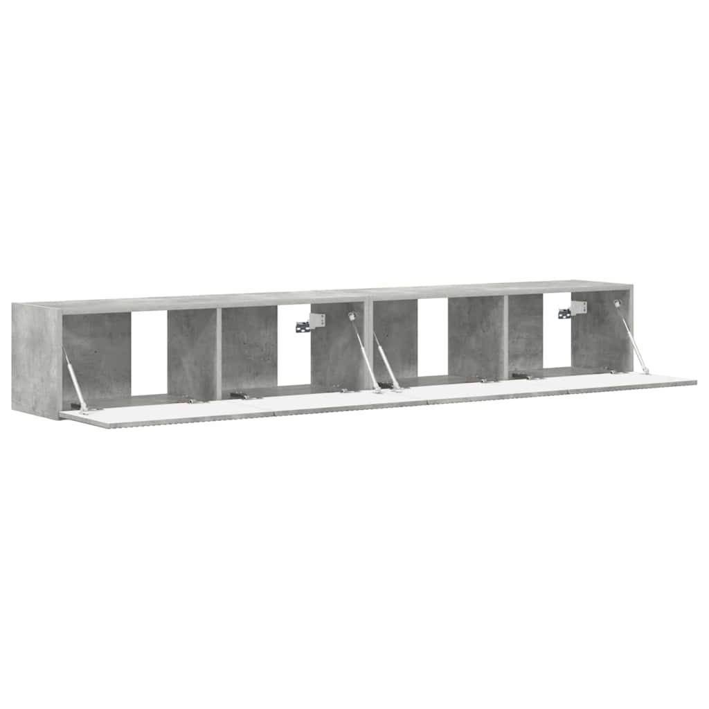 TV sieninė spintelė 2 pcs Betoninė 98 x 31 x 29,5 cm