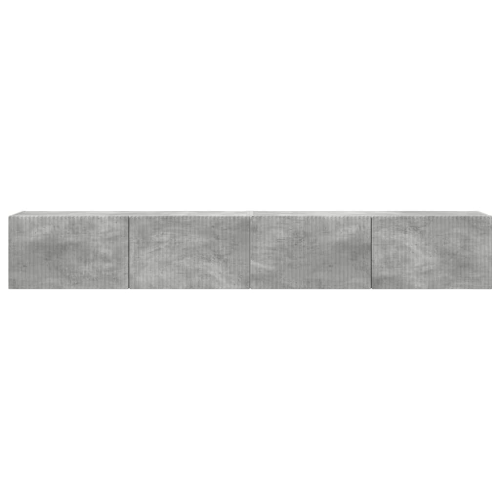 TV sieninė spintelė 2 pcs Betoninė 98 x 31 x 29,5 cm