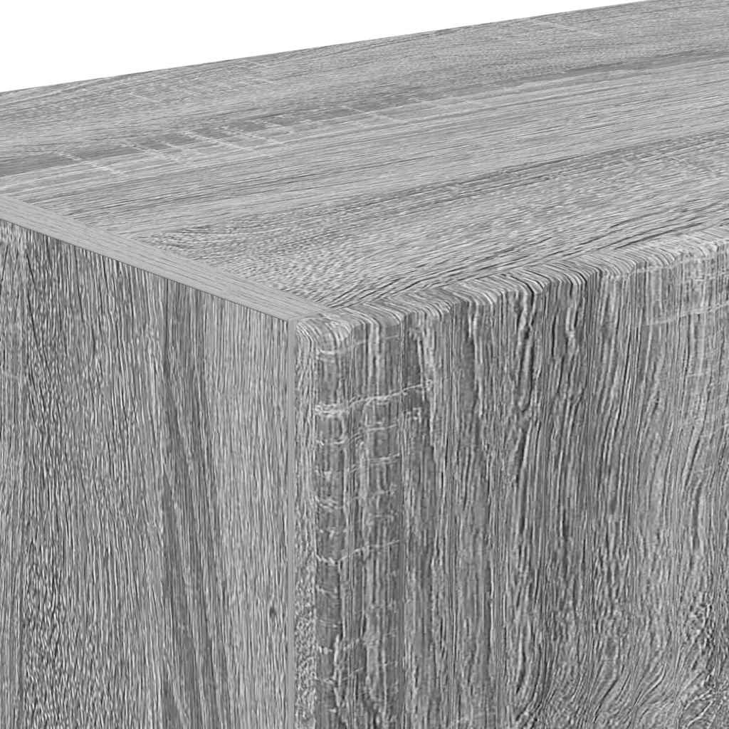 TV sieninė spintelė Pilkas Sonoma 98 x 31 x 29,5 cm