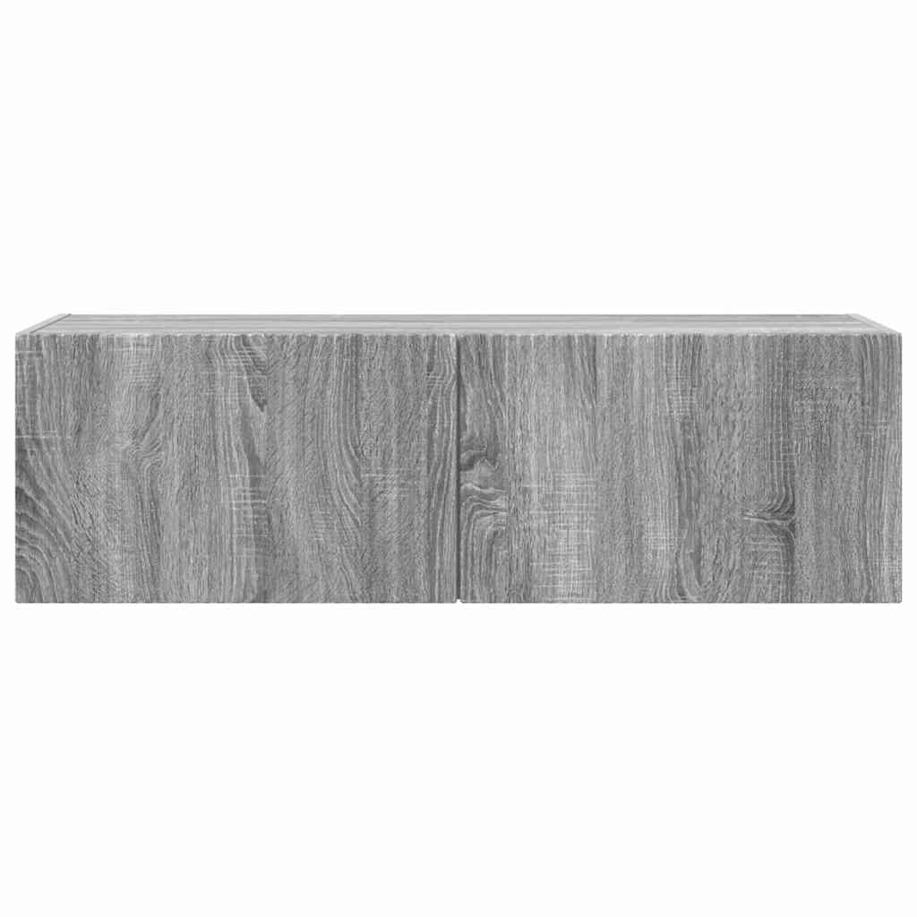 TV sieninė spintelė Pilkas Sonoma 98 x 31 x 29,5 cm