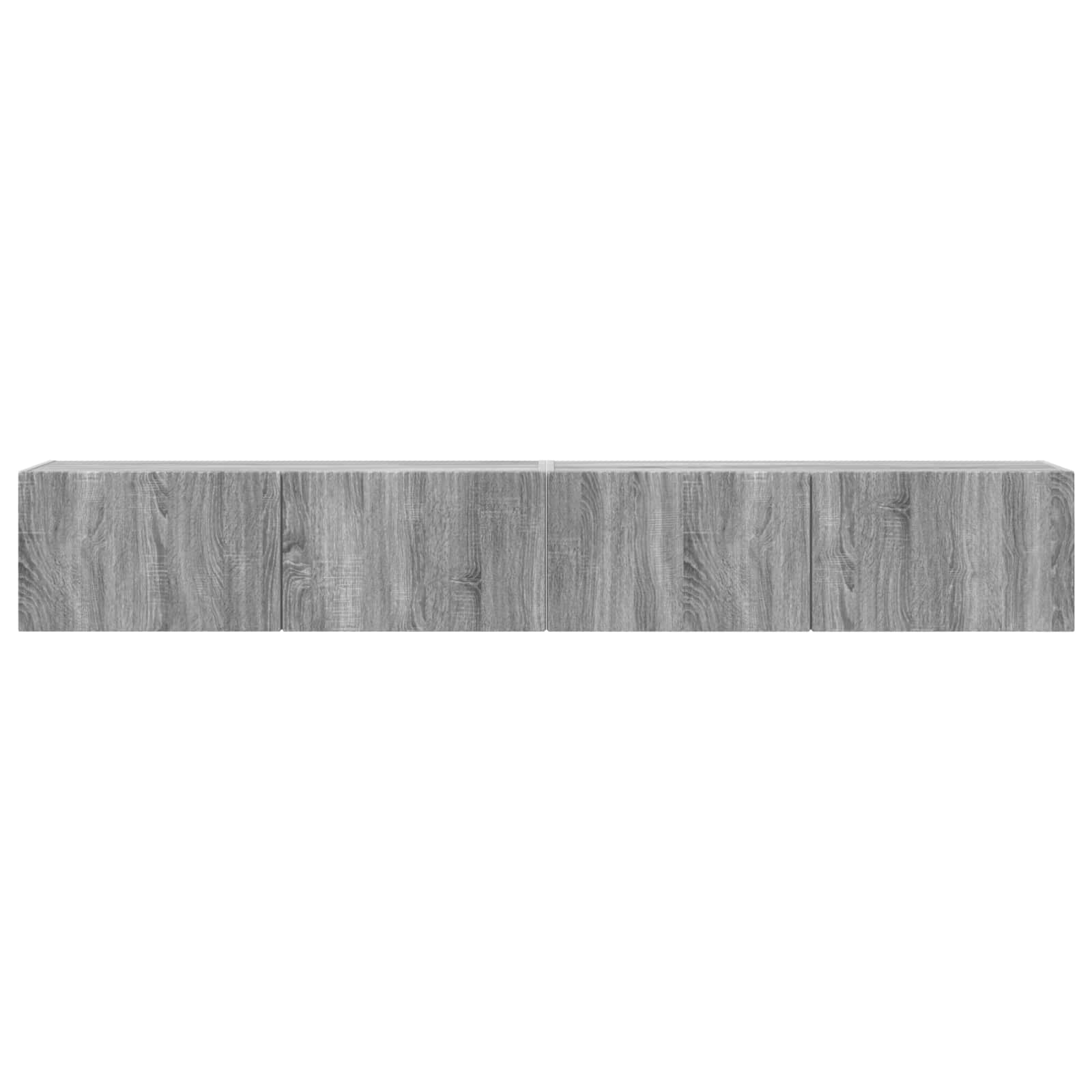 TV sieninė spintelė 2 pcs Pilkas Sonoma 98 x 31 x 29,5 cm