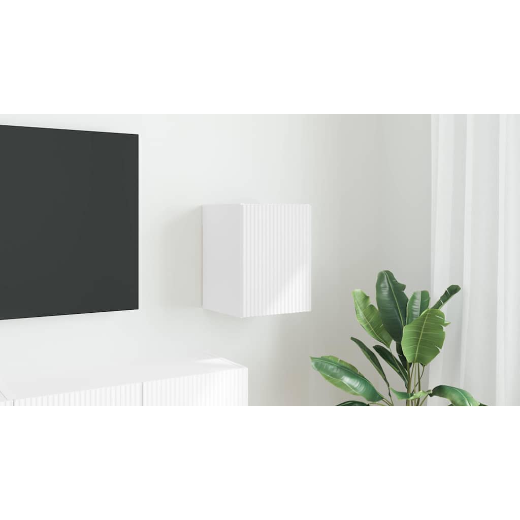 TV sienas skapītis Balts 30 x 31 x 40 cm Konstruēta koksne