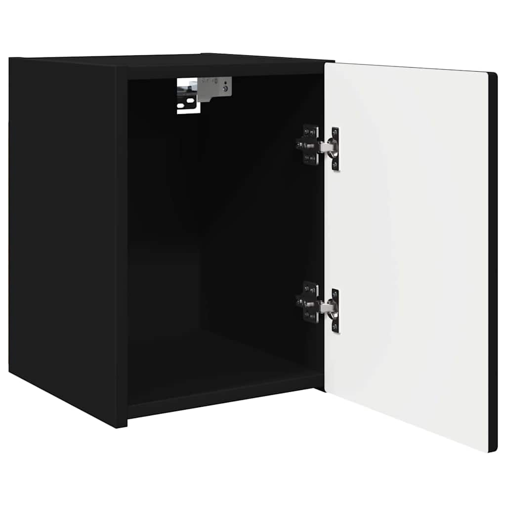 TV Wall Cabinet Black 30 x 31 x 40 cm Engineered Wood