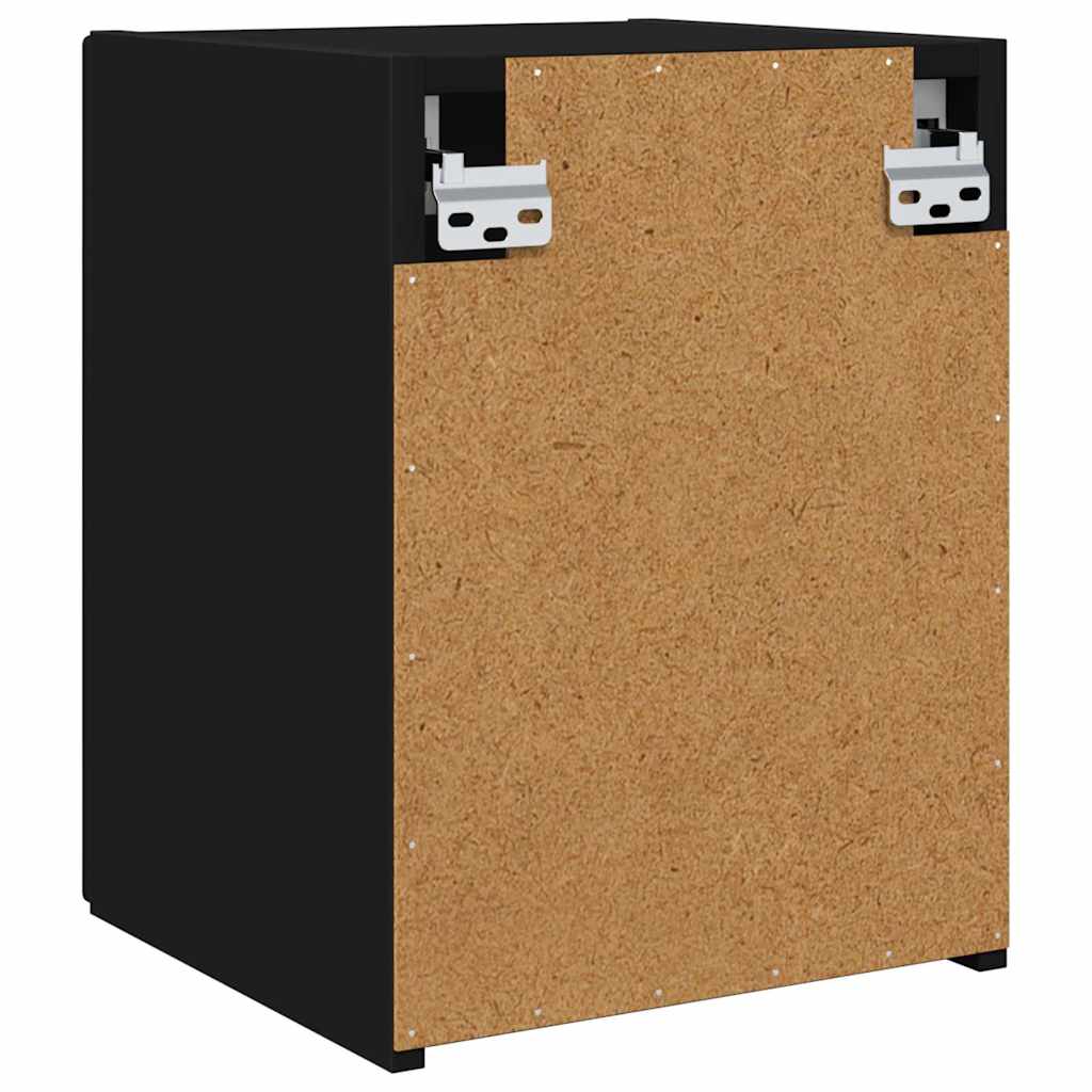 TV Wall Cabinet Black 30 x 31 x 40 cm Engineered Wood