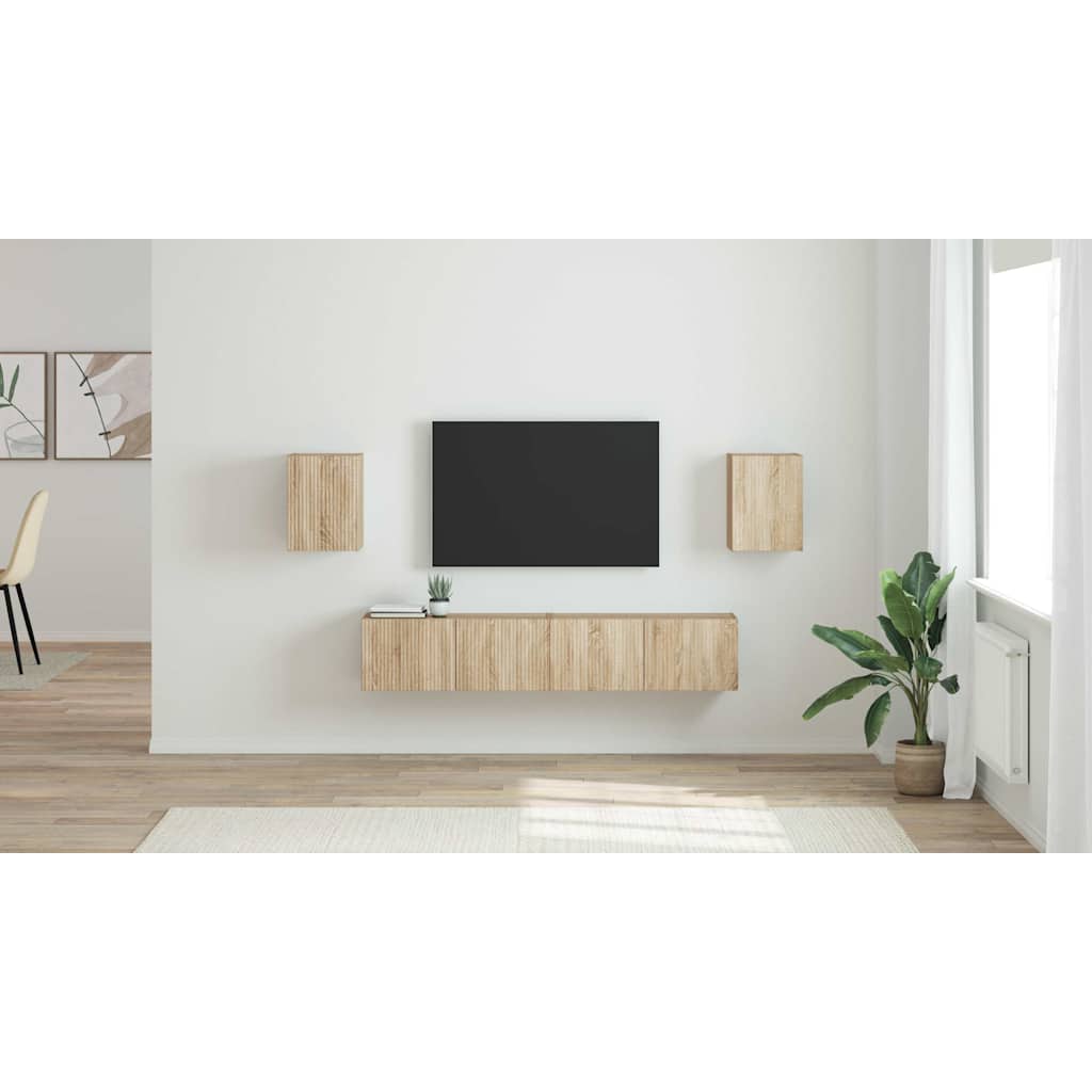 TV sieninė spintelė 2 pcs Sonoma 30 x 31 x 40 cm