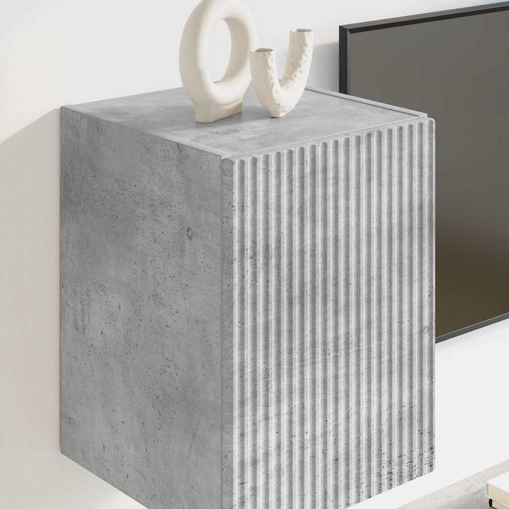 TV wall cabinet Concrete 30 x 31 x 40 cm Engineered wood
