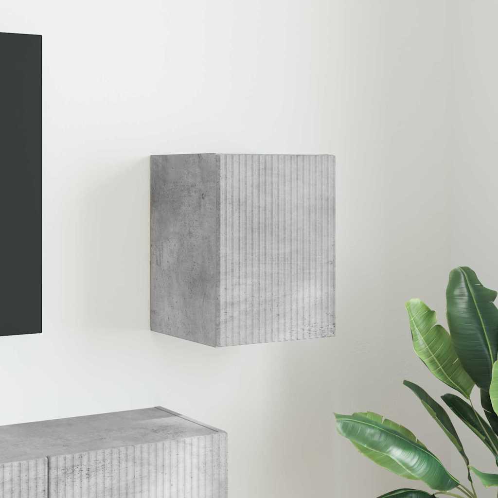 TV wall cabinet Concrete 30 x 31 x 40 cm Engineered wood