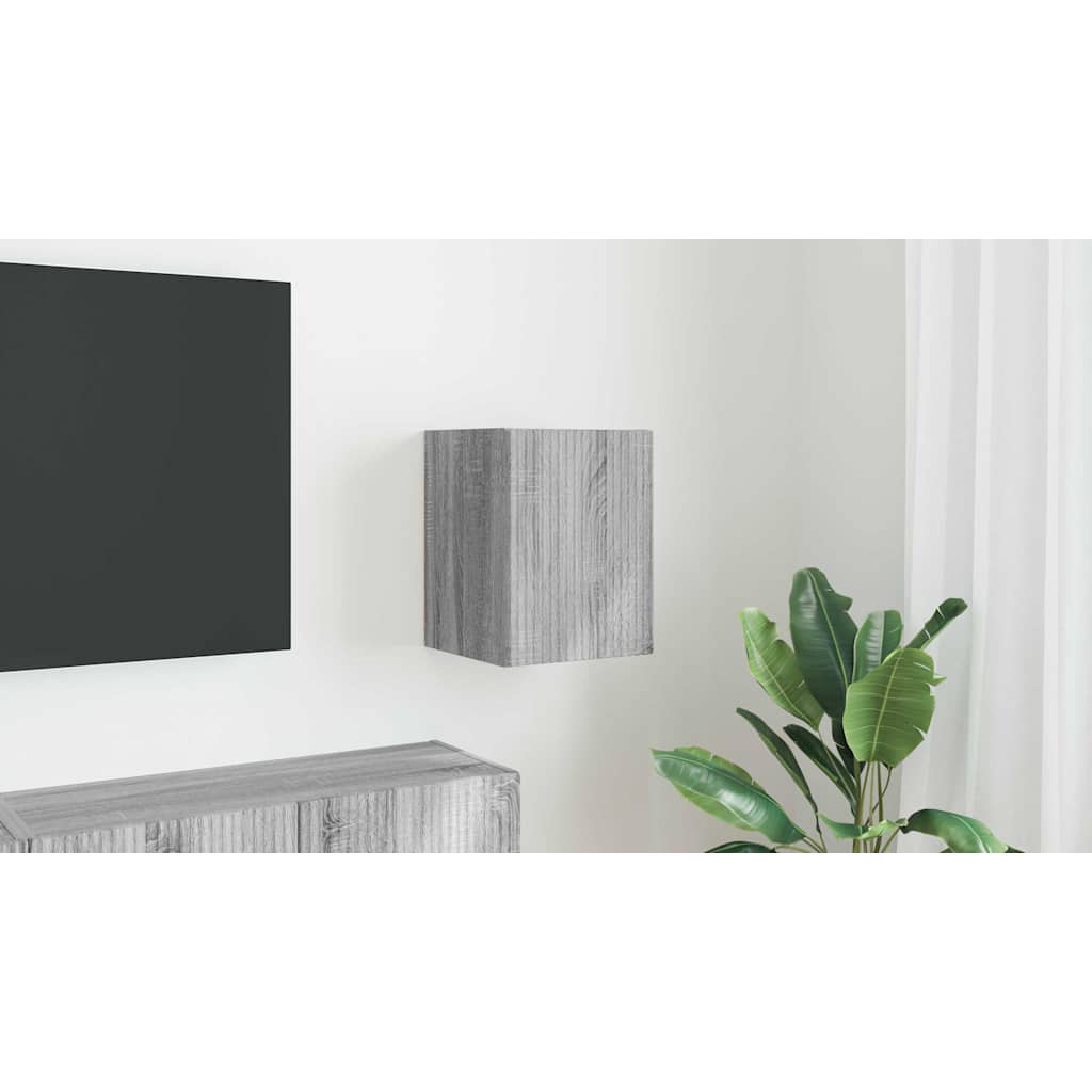 TV sienas skapītis pelēkā Sonoma 30 x 31 x 40 cm