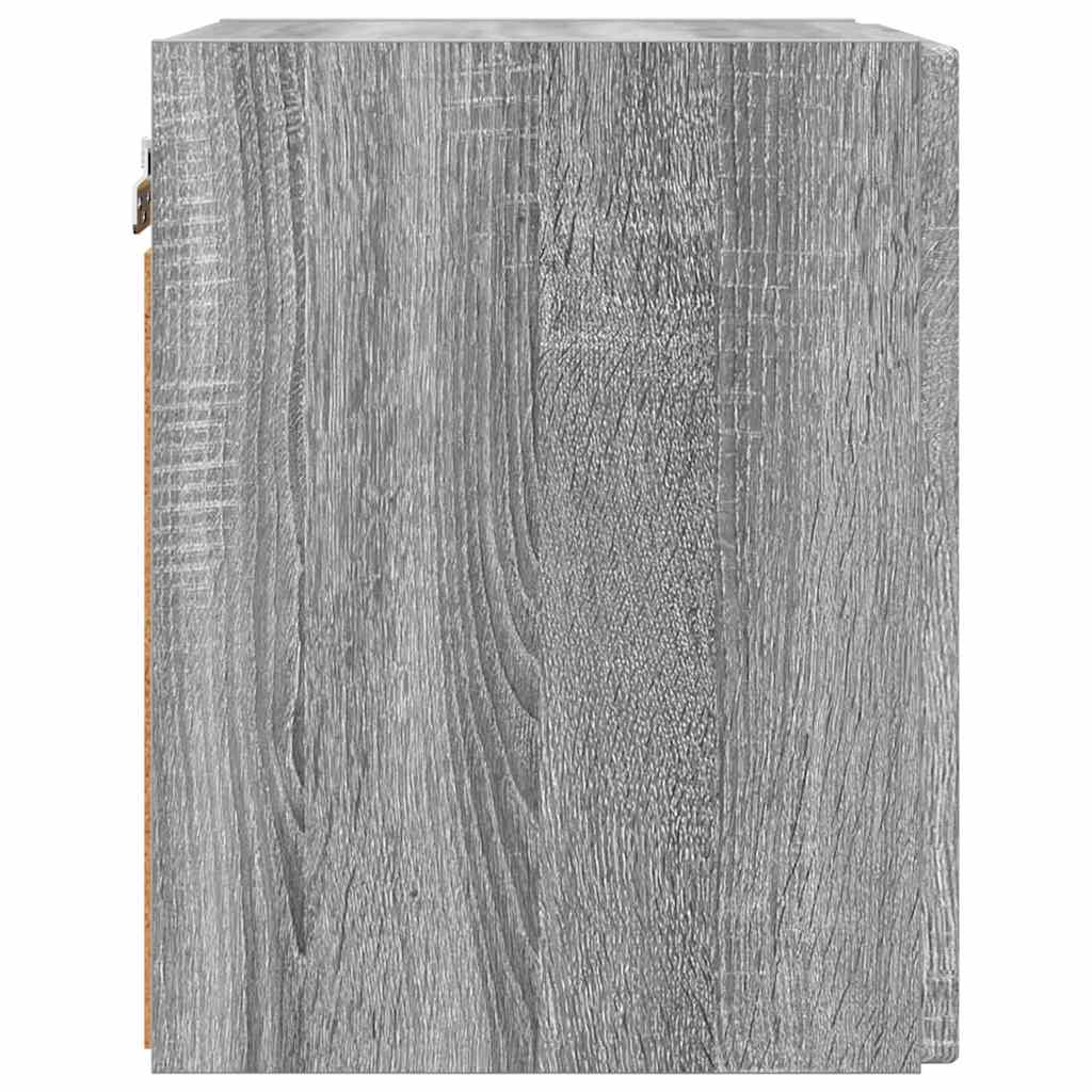 TV sieninė spintelė 2 pcs Pilkas Sonoma 30 x 31 x 40 cm