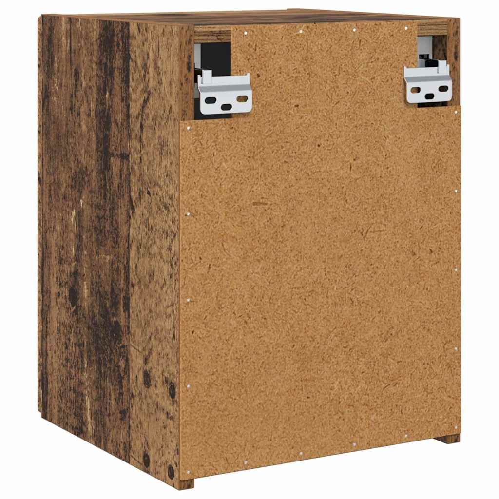 TV sieninė spintelė 2 pcs Senovinis medis 30 x 31 x 40 cm