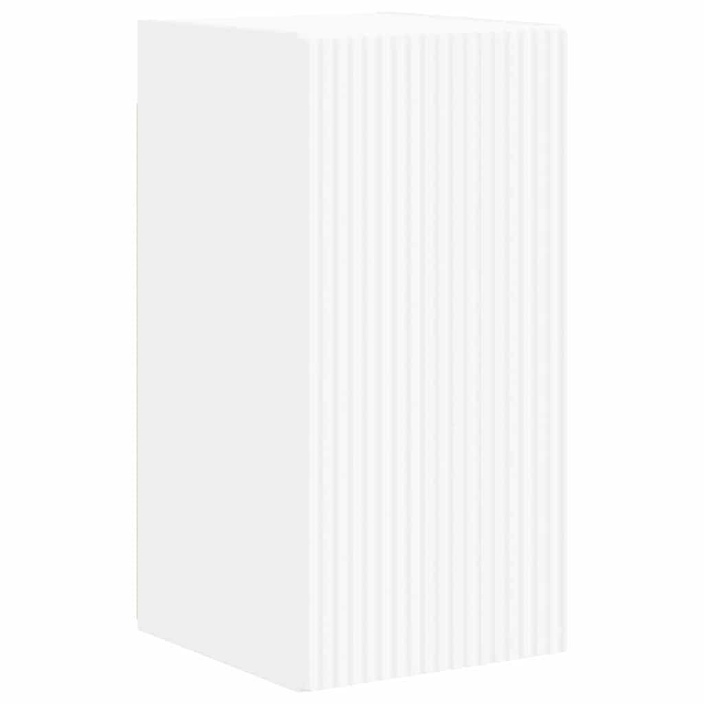 TV sieninė spintelė 2 pcs Balta 30 x 31 x 60 cm