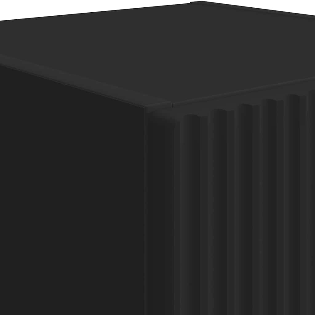 TV Wall Cabinet Black 30 x 31 x 60 cm Engineered Wood