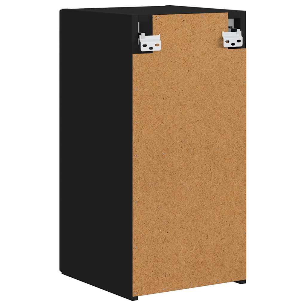 TV Wall Cabinet Black 30 x 31 x 60 cm Engineered Wood