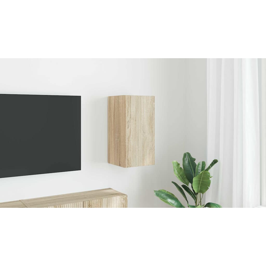 TV sieninė spintelė Sonoma 30 x 31 x 60 cm Apdirbta mediena