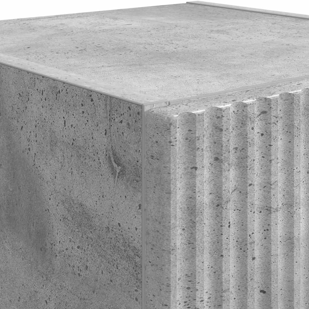TV sieninė spintelė 2 pcs Betoninė 30 x 31 x 60 cm