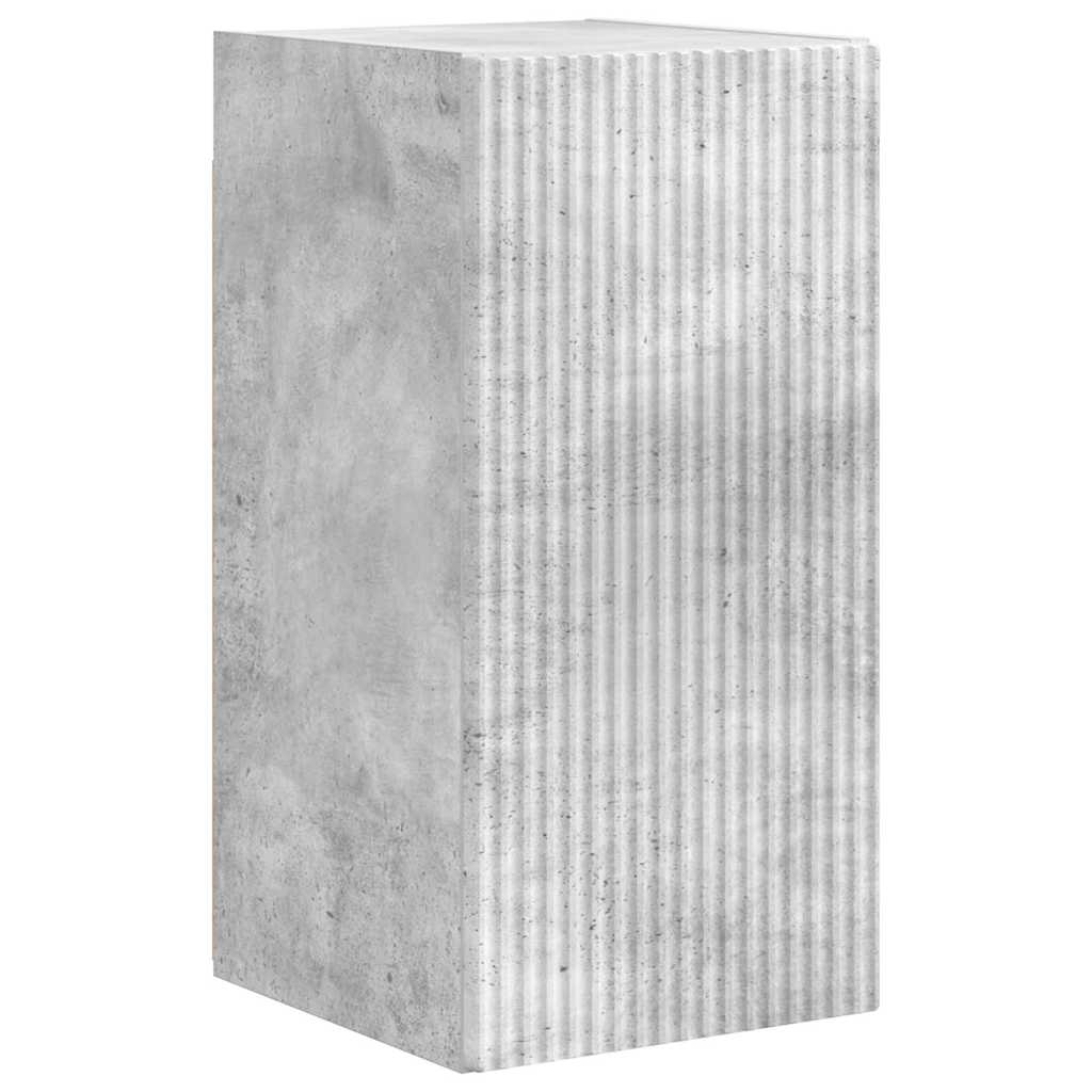 TV sieninė spintelė 2 pcs Betoninė 30 x 31 x 60 cm