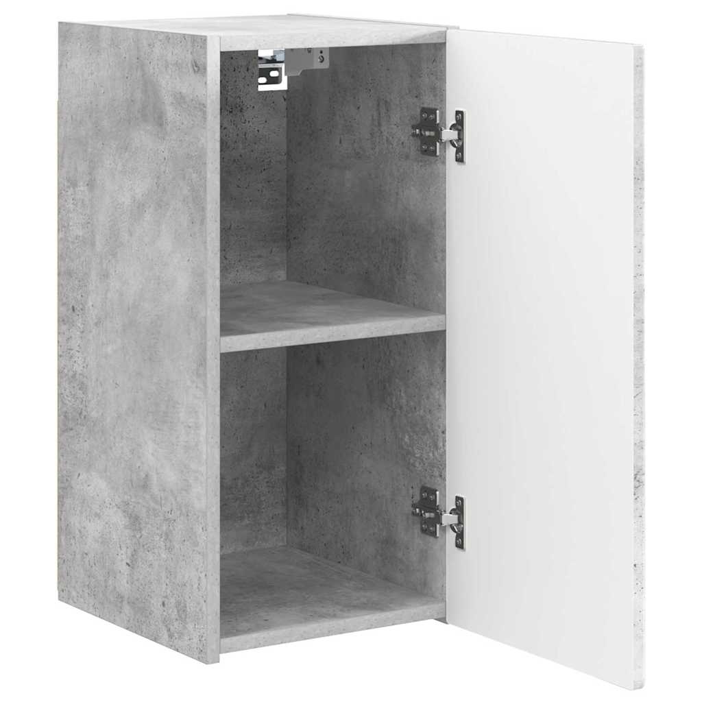 TV sieninė spintelė 2 pcs Betoninė 30 x 31 x 60 cm