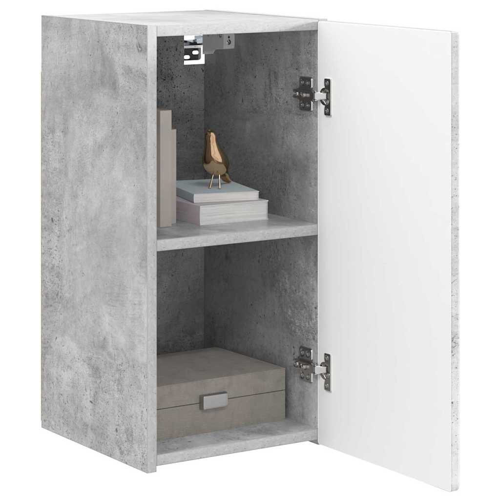 TV sieninė spintelė 2 pcs Betoninė 30 x 31 x 60 cm