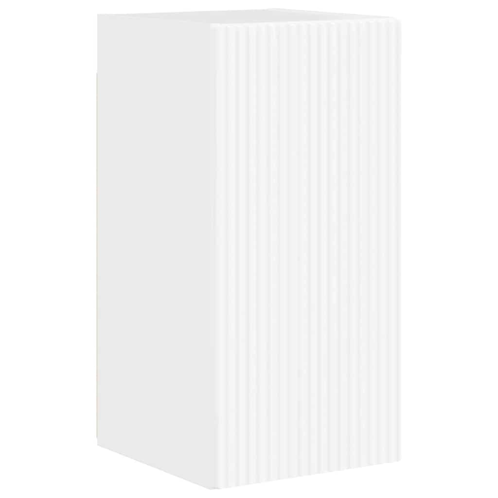 Wall TV Cabinet 2 pcs High Gloss White 30 x 31 x 60 cm