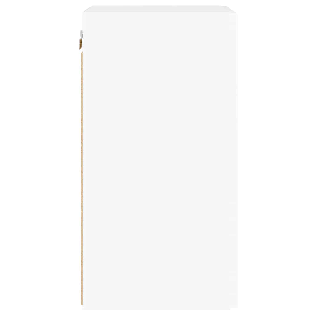 Wall TV Cabinet 2 pcs High Gloss White 30 x 31 x 60 cm