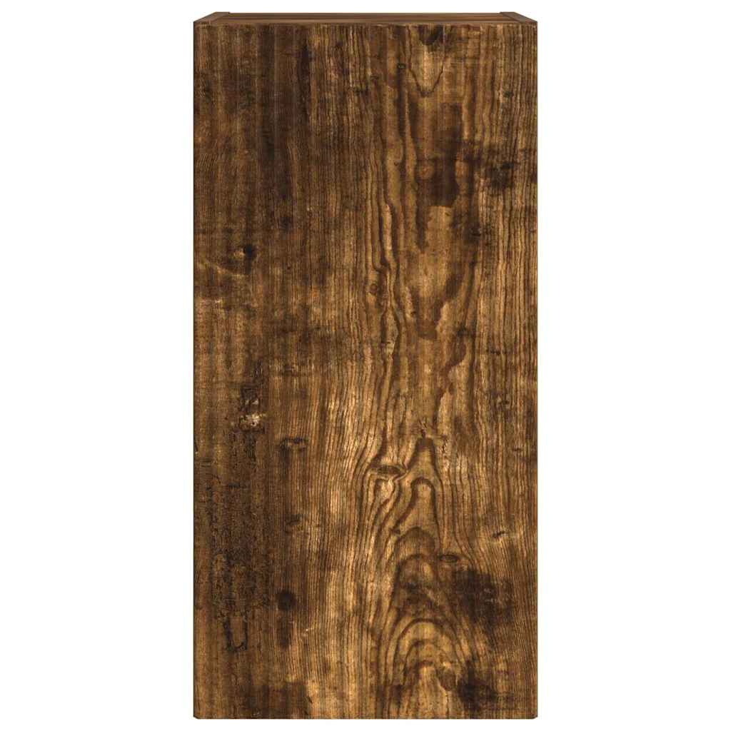 TV Wall Cabinet Smoked Oak 30 x 31 x 60 cm