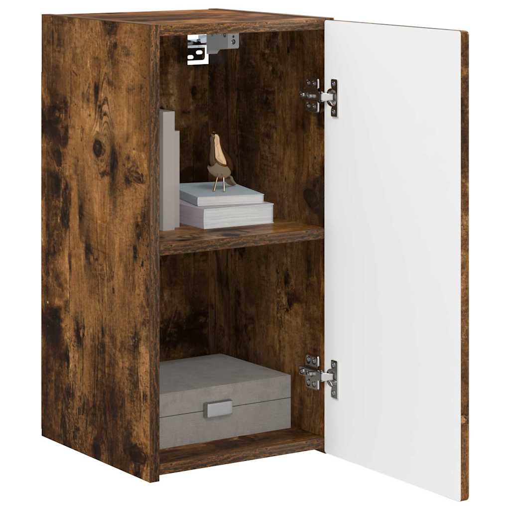 TV Wall Cabinet Smoked Oak 30 x 31 x 60 cm