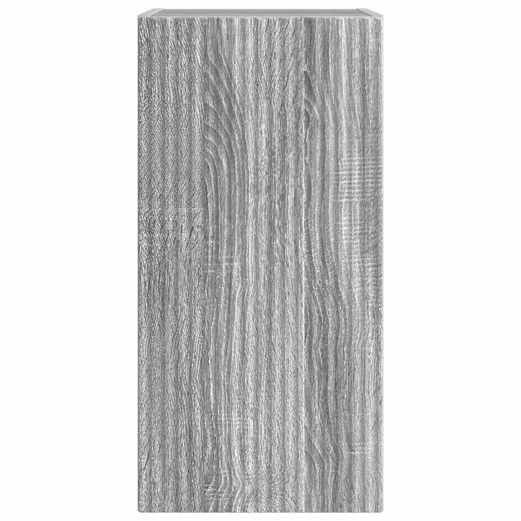 TV sieninė spintelė 2 pcs Pilkas Sonoma 30 x 31 x 60 cm