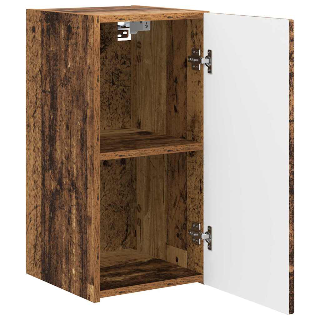 TV sieninė spintelė 2 pcs Senovinis medis 30 x 31 x 60 cm