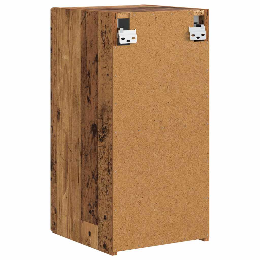 TV sieninė spintelė 2 pcs Senovinis medis 30 x 31 x 60 cm