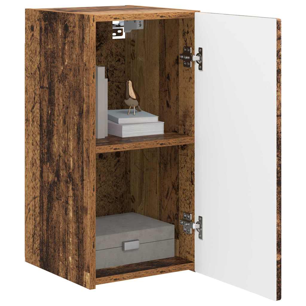 TV sieninė spintelė 2 pcs Senovinis medis 30 x 31 x 60 cm
